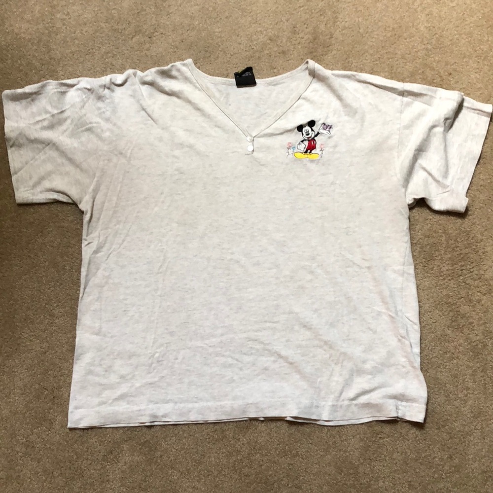 Vintage Disney Mickey V-neck